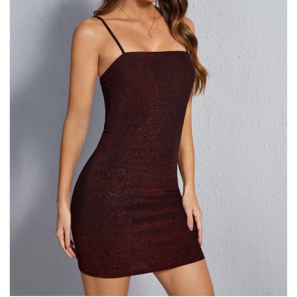 Glitter Cami Bodycon Dress